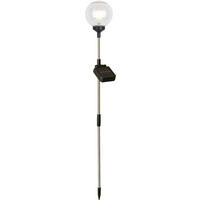 LED-SOLAR-GARTENSTÄBE - automatische Beleuchtung für stimmungsvolles Licht im Außenbereich - Weiß, Kunststoff (10/10/80cm) - Northpoint