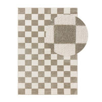 TEPPICH Marta Grün/Weiß 200x290 cm - Grün, Textil (200/290cm) - benuta Pop