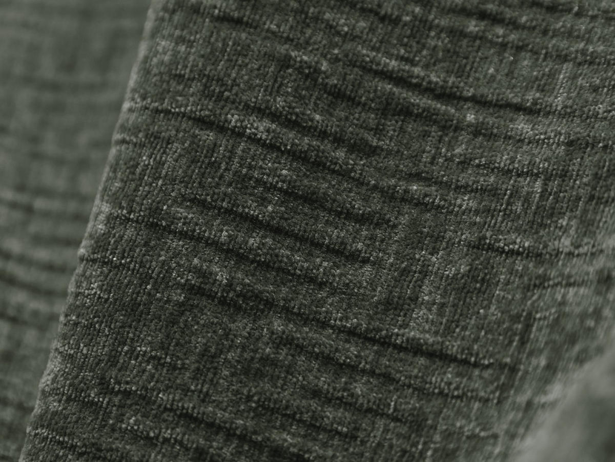 ECKSOFA links Kaelle aus Chenille-Stoff flaschengrün 5 Sitzplätze - Dunkelgrün, Textil (171/364cm) - Micadoni