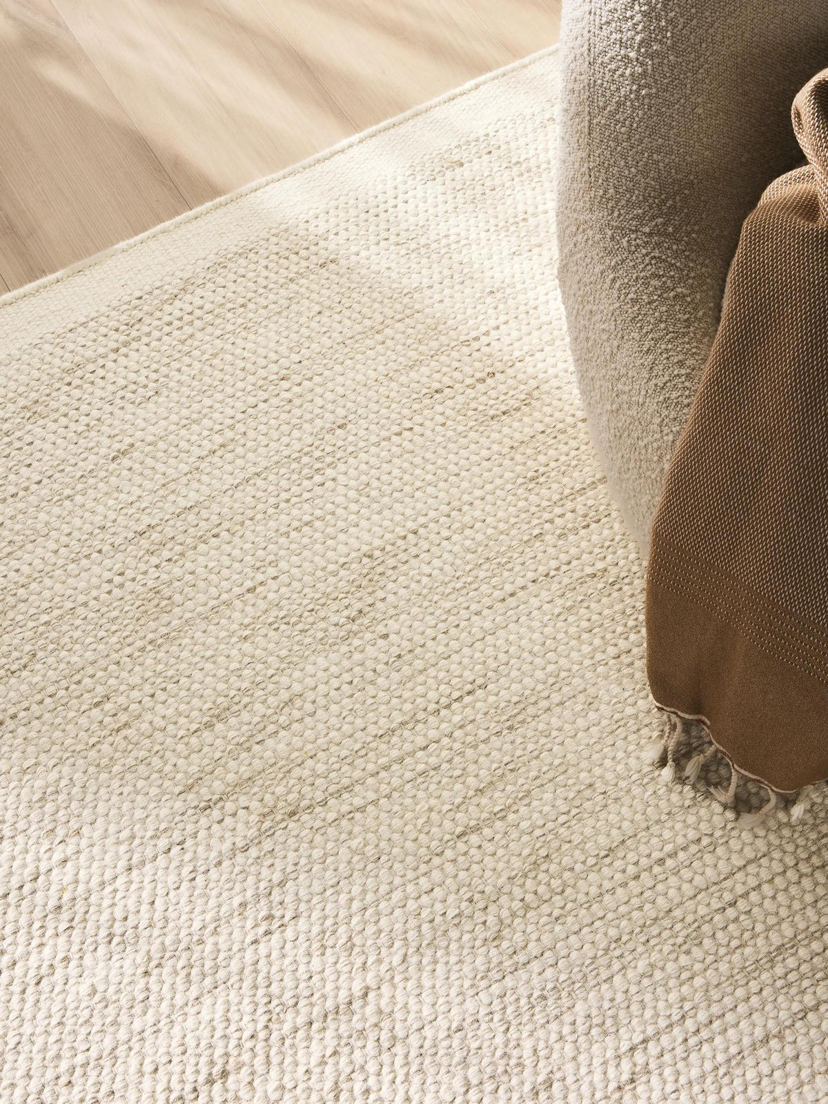 WOLLTEPPICH Rocco Cream 300x400 cm - Creme, Naturmaterialien/Textil (300/400cm) - benuta Pure