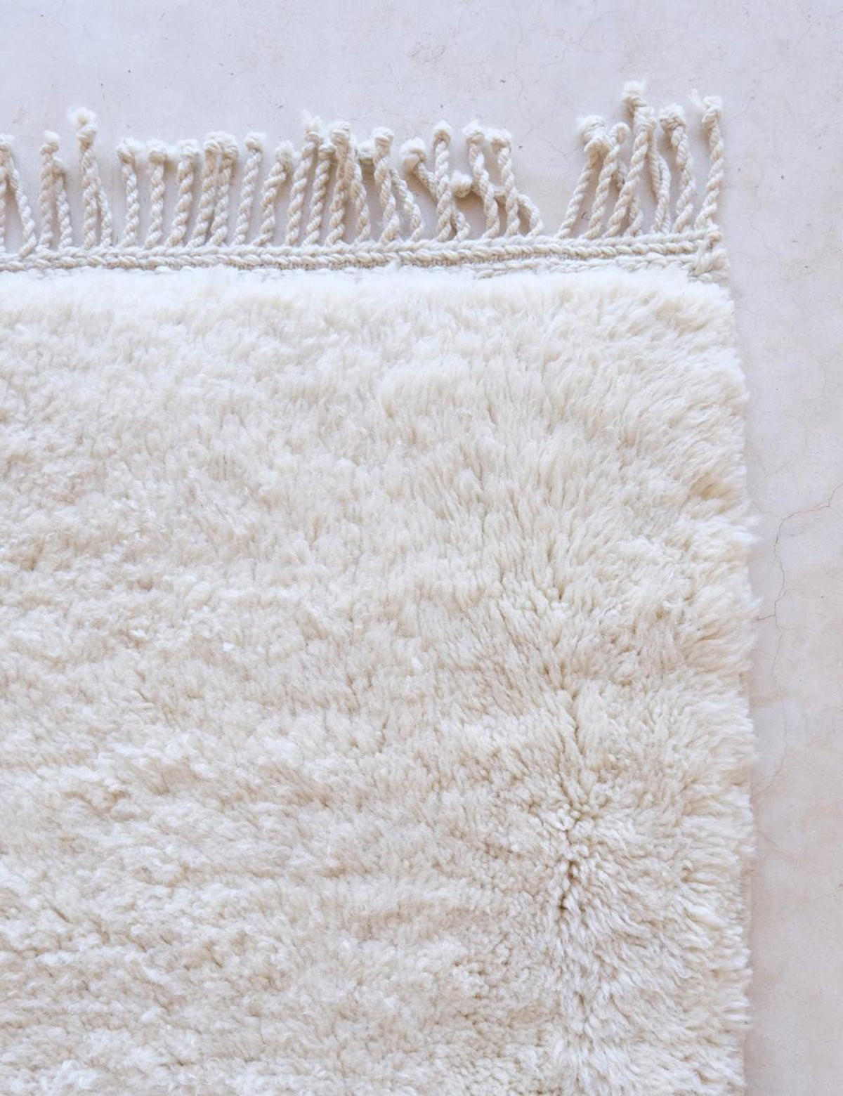 BERBERTEPPICH weich Wolle 118x 153 cm - Beige, Naturmaterialien (118/153cm) - AFK Living