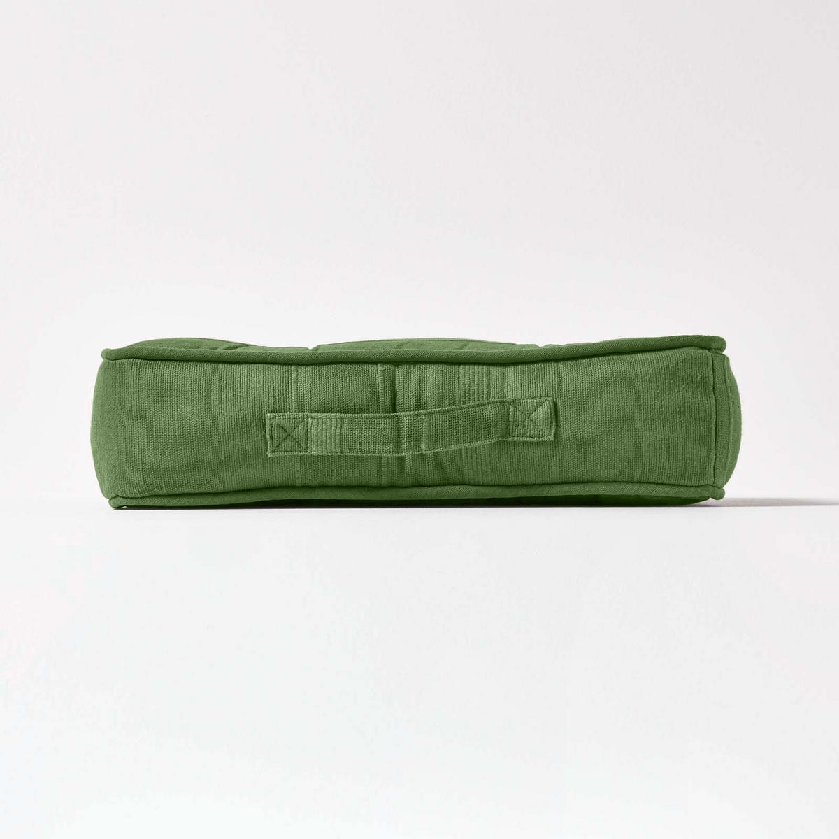 SITZKISSEN Rajput olivgrün 40/40/8 cm - Olivgrün, Textil (40/40/8cm) - Homescapes