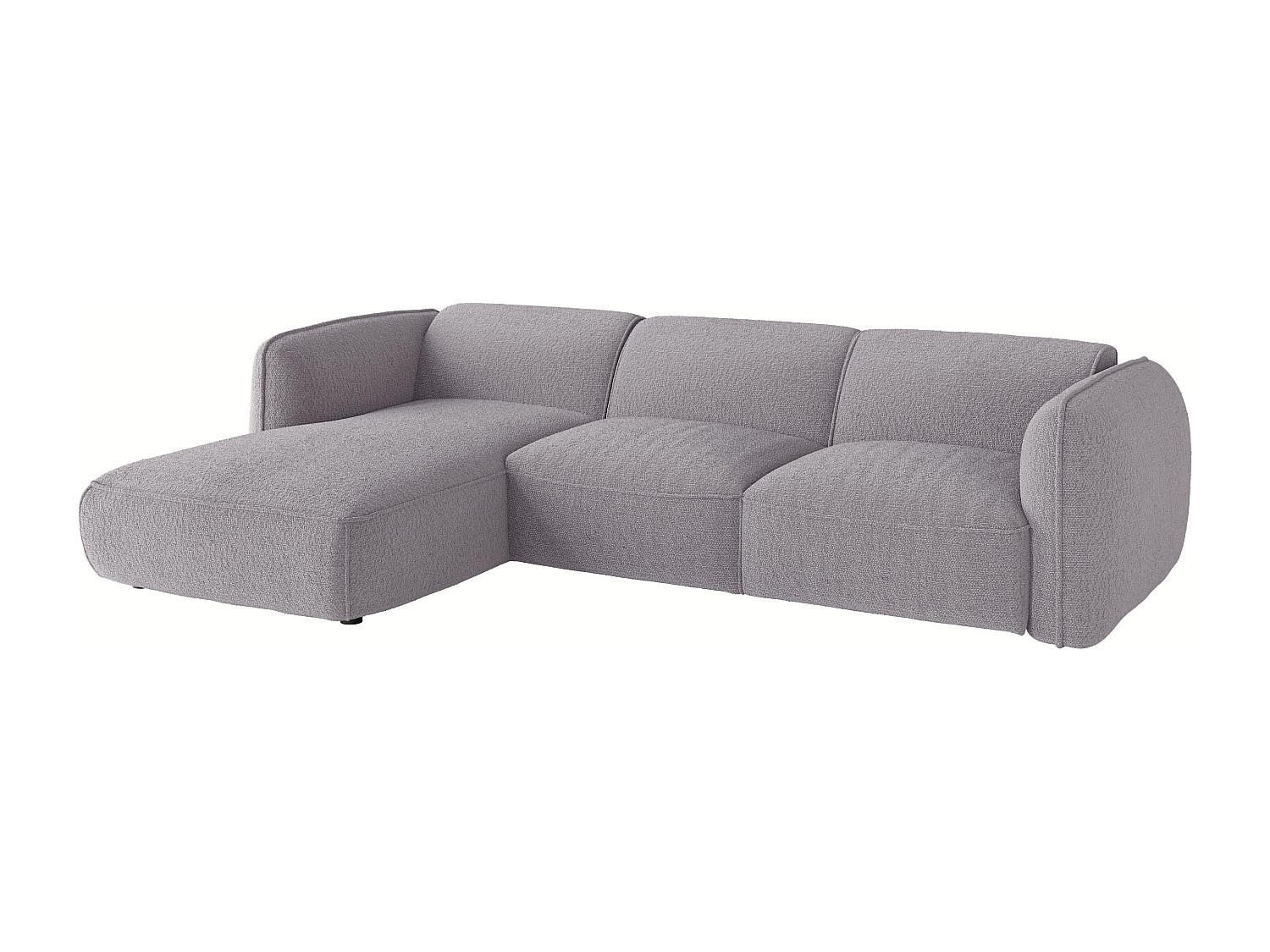 SOFA - 5 Personen - stoff - hellgrau Camilio - Hellgrau, Textil (272/74/165cm) - Vente-Unique