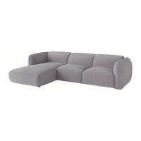SOFA - 5 Personen - stoff - hellgrau Camilio - Hellgrau, Textil (272/74/165cm) - Vente-Unique