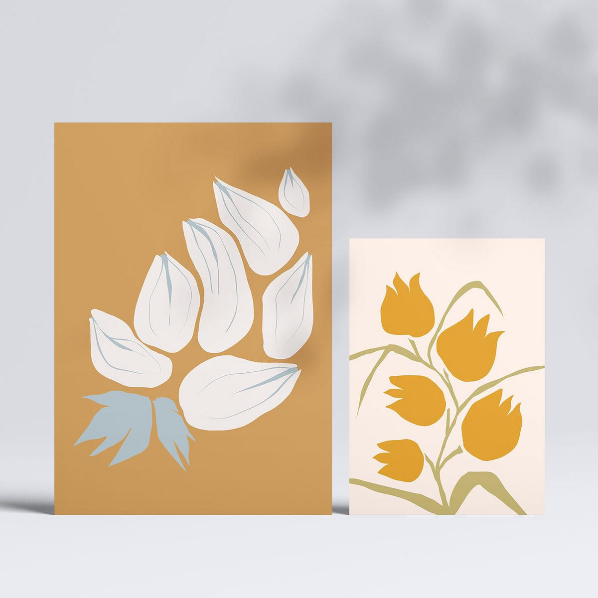 POSTER Set Mit 6 Flora Geht In Blume Zusammenfassung Ästhetische Dekorative Gemälde Für Ihr Wohnzimmer, Schlafzimmer, Zuhause A3 & A4 Rahmenlos - Klar, Papier (29/3cm) - Nacnic
