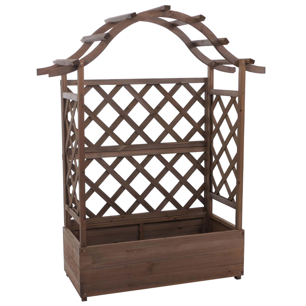 HOCHBEET Braun - Braun, Holz (110/138/44cm) - MCW