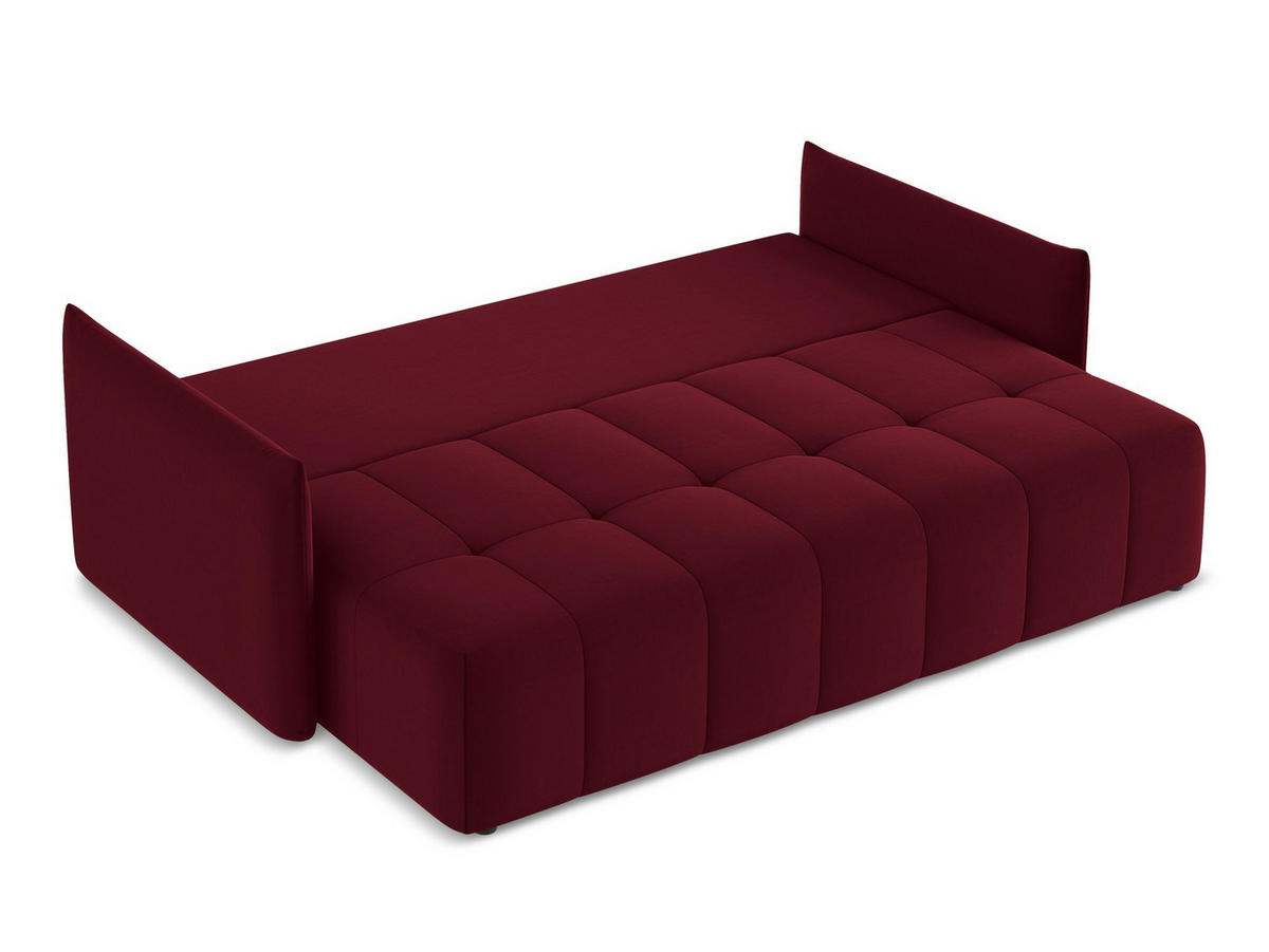 POUF Strukturstoff Grau - Hellgrau/Schwarz, Holzwerkstoff/Kunststoff (75/37/75cm) - Makamii