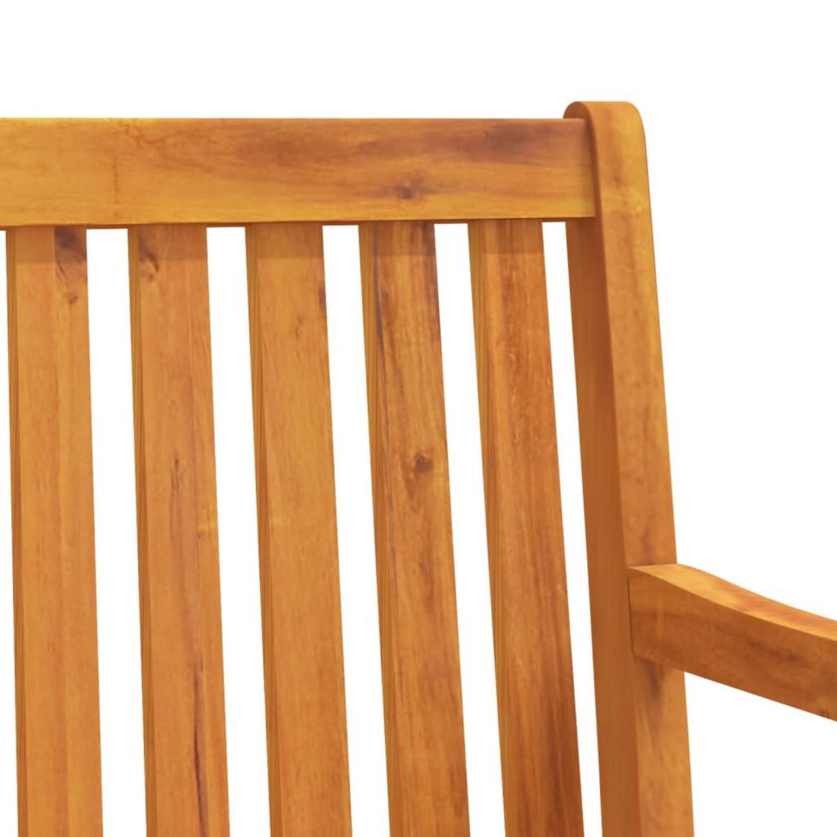 GARTENBANK 110 Cm Massivholz Akazie - Braun, Holz (110/90/55.5cm) - vidaXL