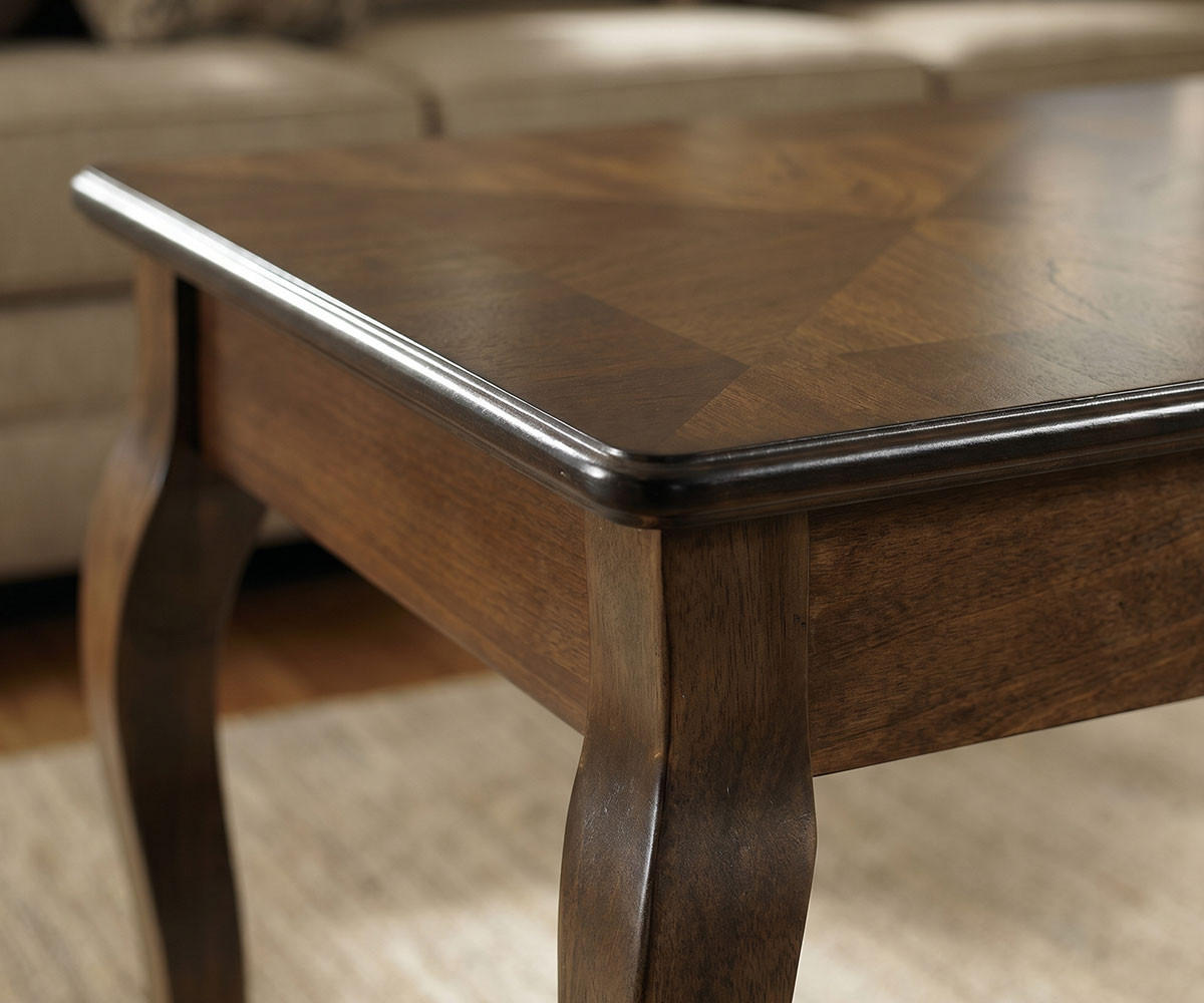 COUCHTISCH Padova Nussbaum dunkel 45 / 45 / 55cm - Nussbaumfarben, Holz (45/45/55cm) - Feldmann-Wohnen