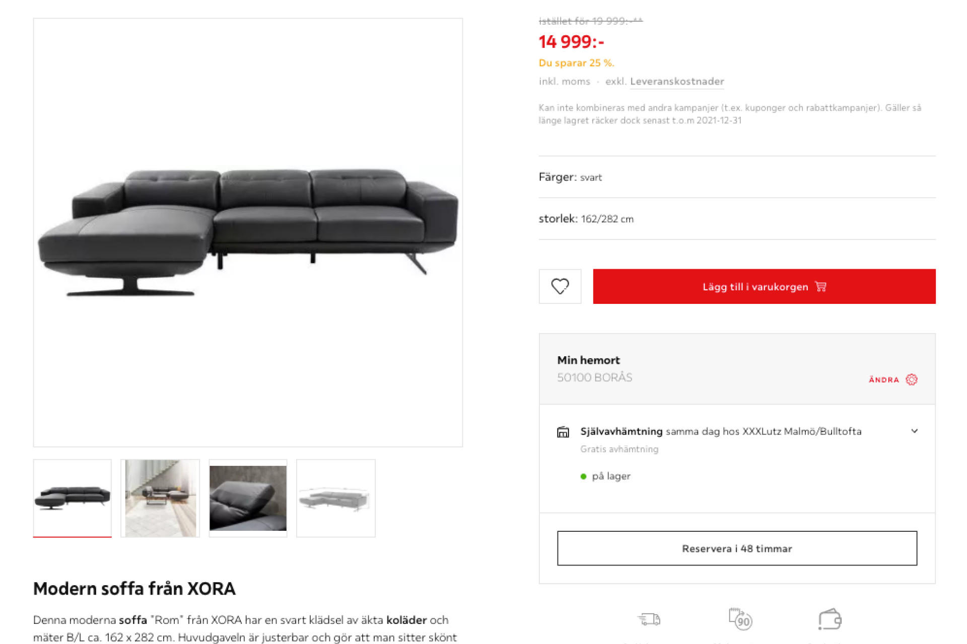 Klicka och hämta hos XXXLutz