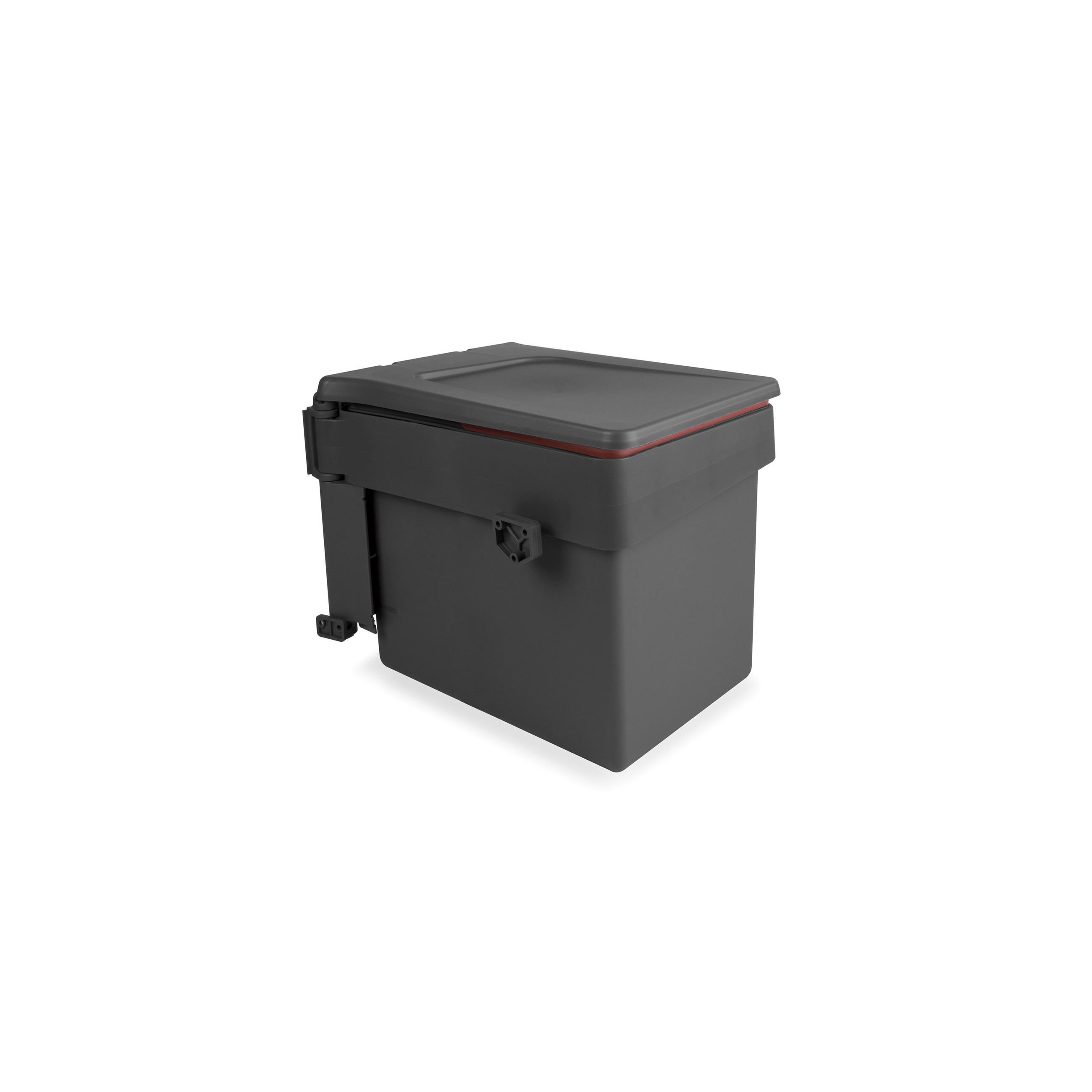 Emuca Recyclingbehälter Anthrazit 25x28.5x34.5 cm