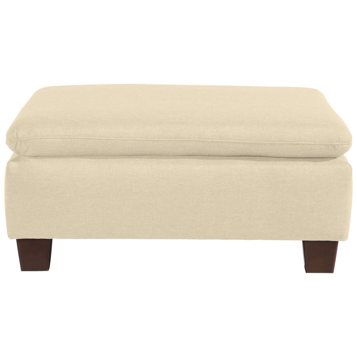POLSTERHOCKER Kaylil Flachgewebe beige - Beige, Kunststoff (90/43/60cm) - 58aufmkessel
