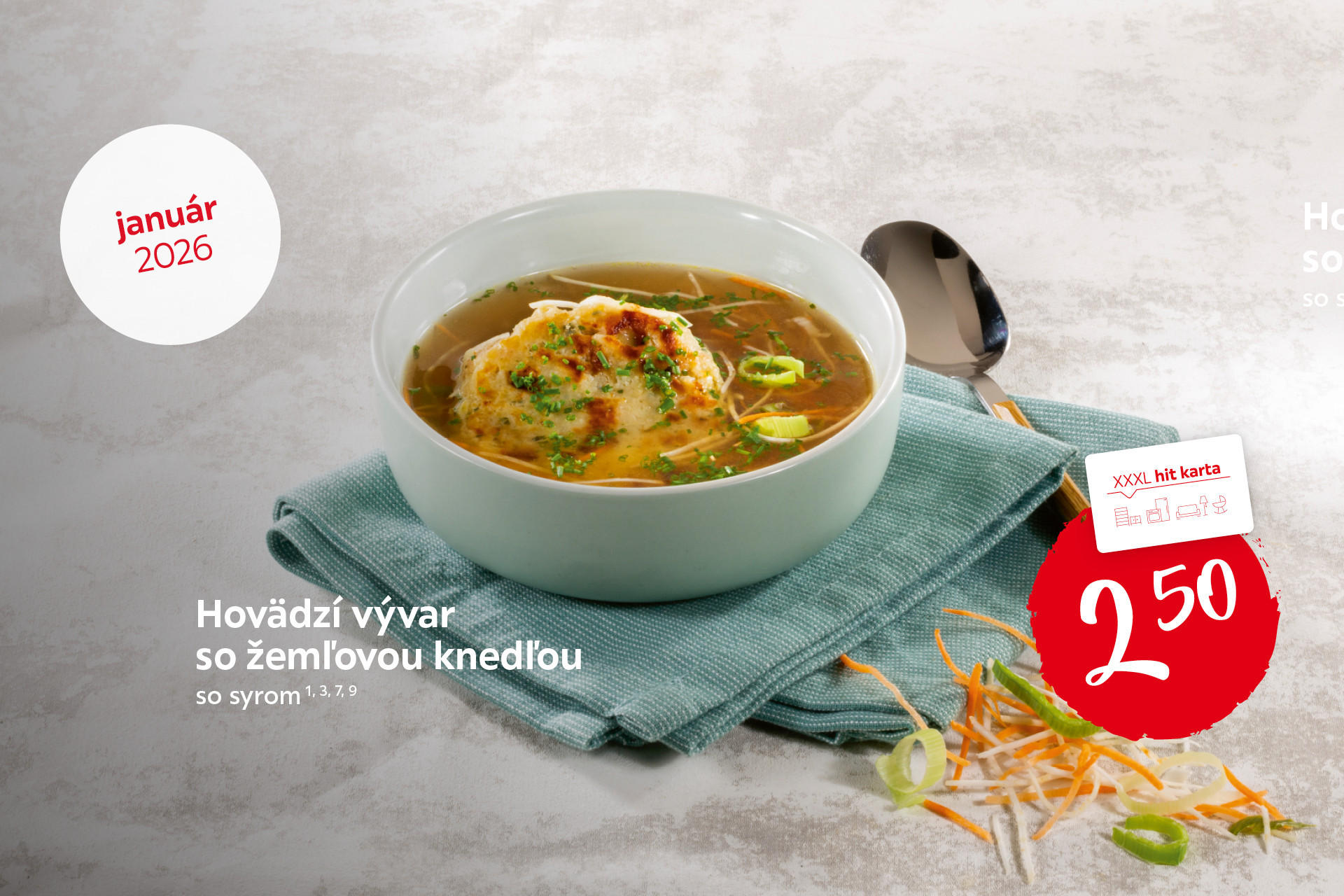 hovädzí vývar s knedľou