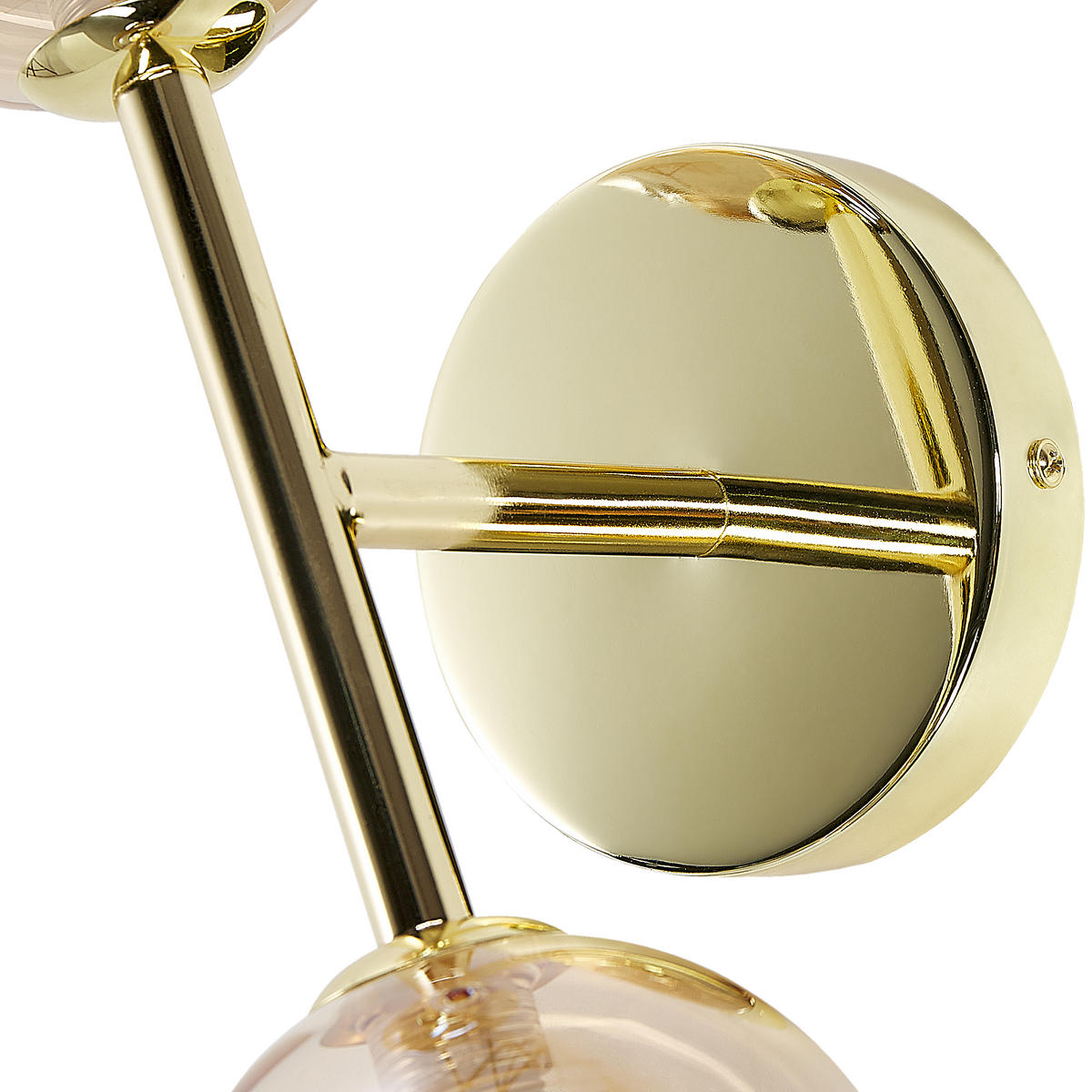 WANDLEUCHTE Ramis 36/12/12 cm - Goldfarben, Metall (12/12/12cm) - Beliani