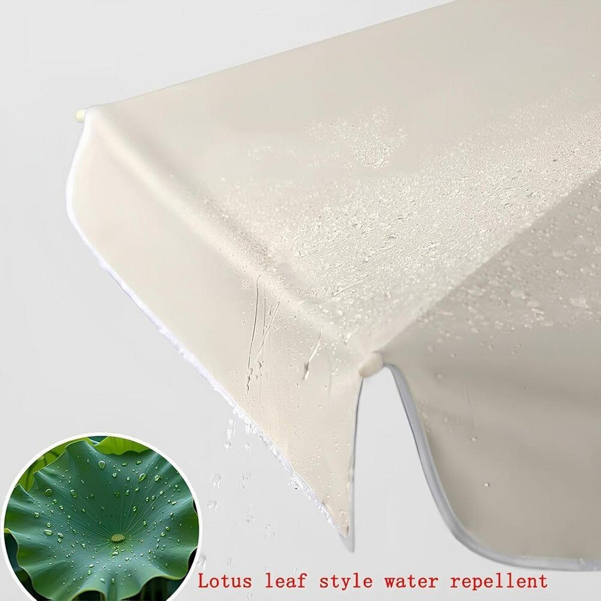 SONNENSCHIRM, cremefarben, UPF≥50+, Schirmdurchmesser: 160cm - Beige, Kunststoff (160/160cm) - Weltevree