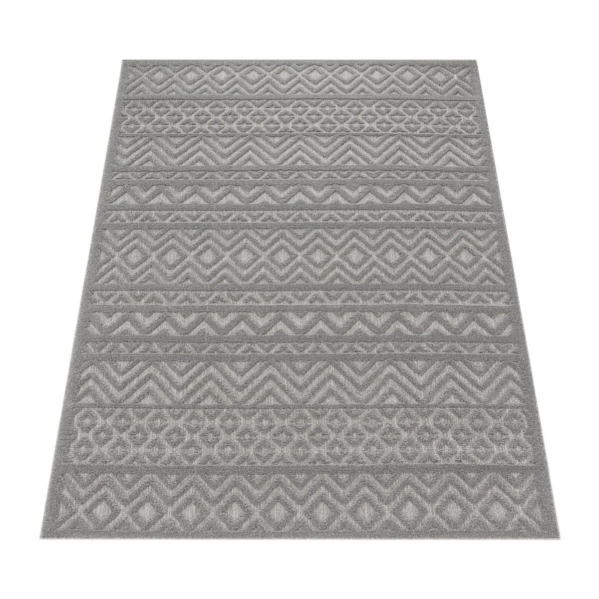 OUTDOORTEPPICH 80/150 cm Livorno 673 - Grau, Textil (80/150cm) - Paco Home