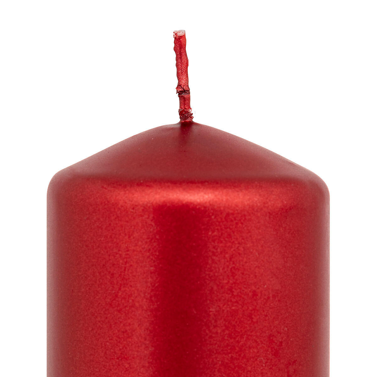 KERZEN 4er-Set Ø 5 cm - Rot, Paraffin (5/12/5cm) - Atmosphera Createur d´interieur