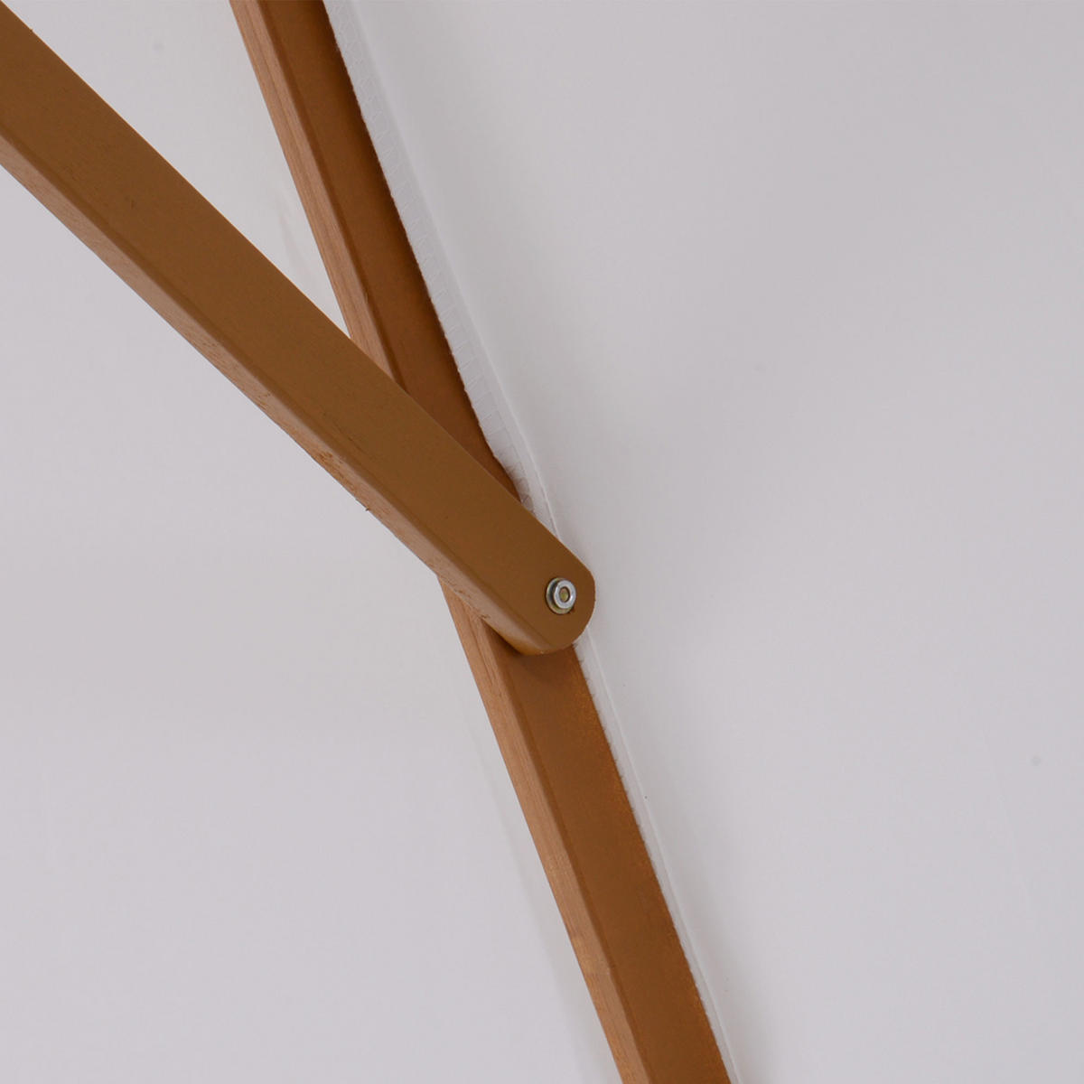 SONNENSCHIRM DE-11385 rechteckig, Holz, 3 x 2 m Weiß - Weiß, Holzwerkstoff (200/295cm) - ComfortXL