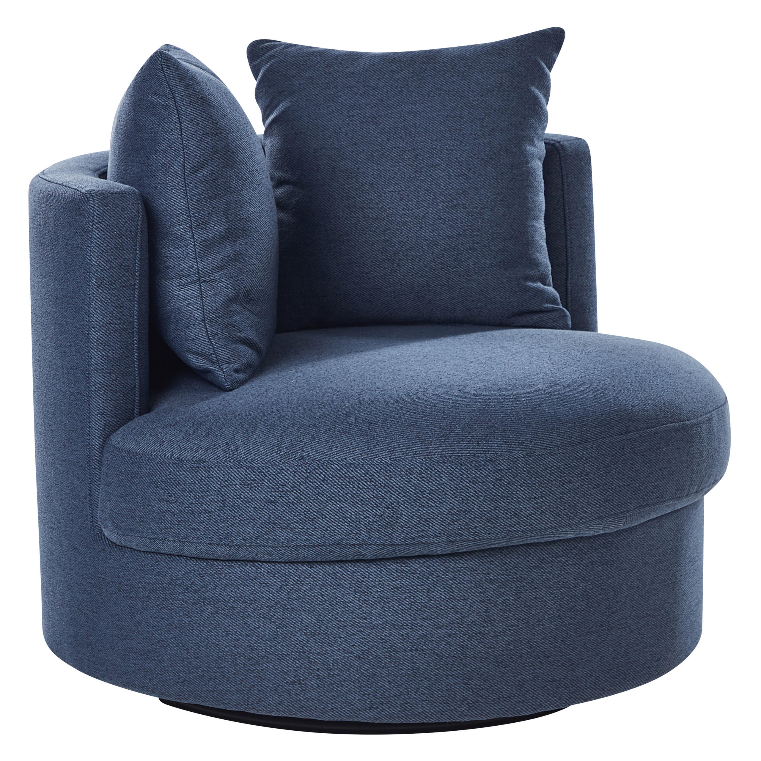 SESSEL Dunkelblau Dalby - Blau, Textil (82/61/82cm) - Beliani