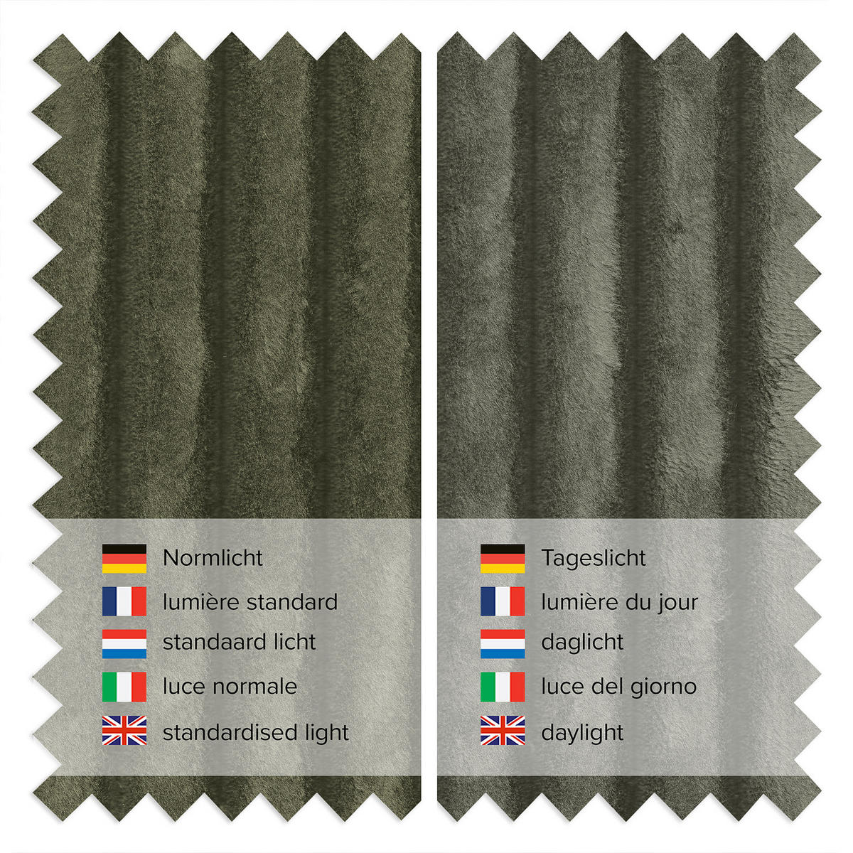 ECKSOFA mit Longchair - Cord - Schwarz/Grün, Kunststoff/Textil (284/178cm) - home24