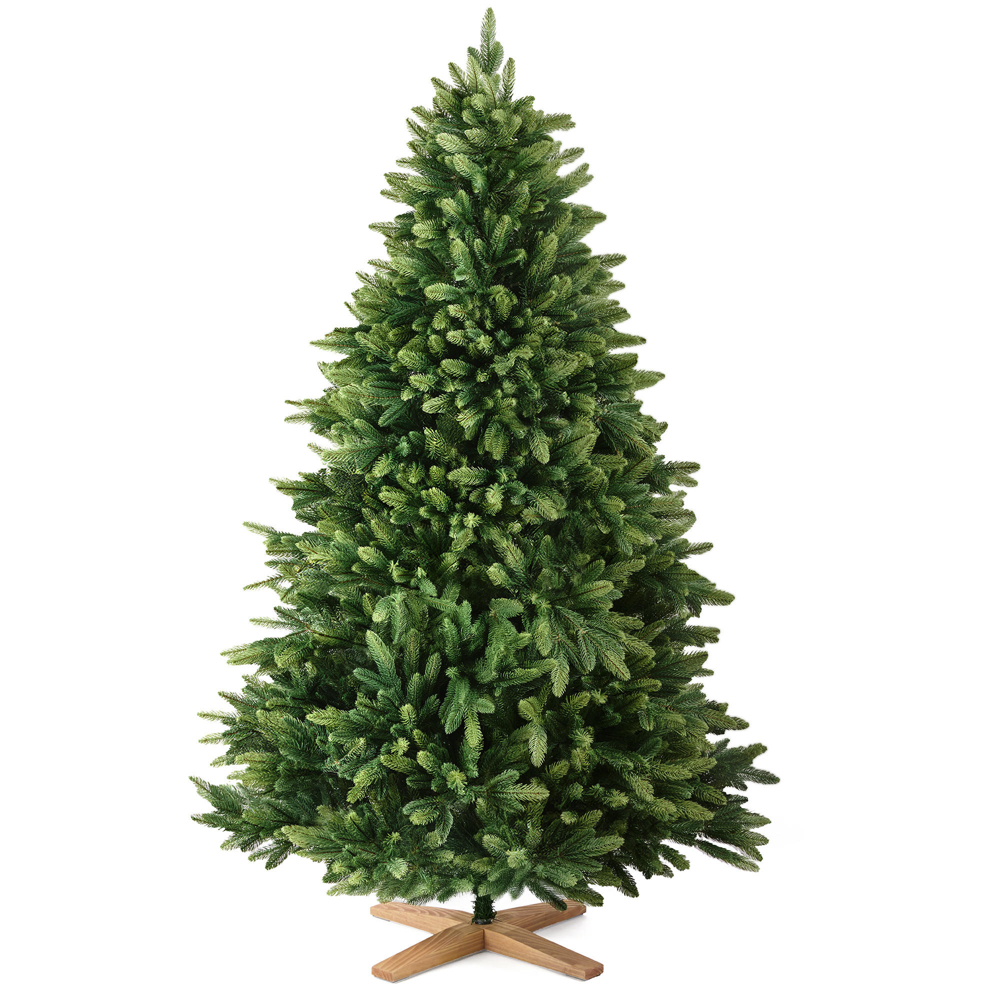 WEIHNACHTSBAUM mit PE-Spritzguss-Nadeln, 180 cm - Grün, Kunststoff (180cm) - Merry Tree