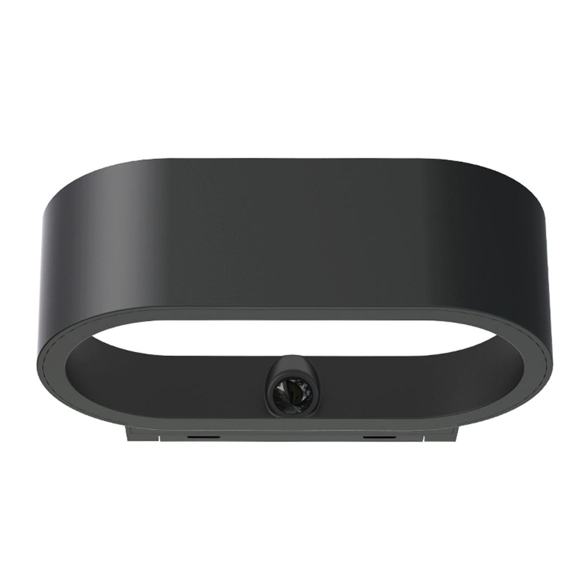 NOXIS 900LM Solar-Sensor-Wandleuchte - Schwarz, Kunststoff (18/12/6cm) - Lumisky