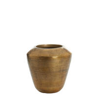 VASE Louie Bronze Ø50/50 cm - Bronzefarben, Metall (50cm) - Light & Living