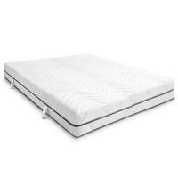 VISCOMATRATZE Smart 140x190 cm - Weiß, Textil (140/190cm) - Sleezzz