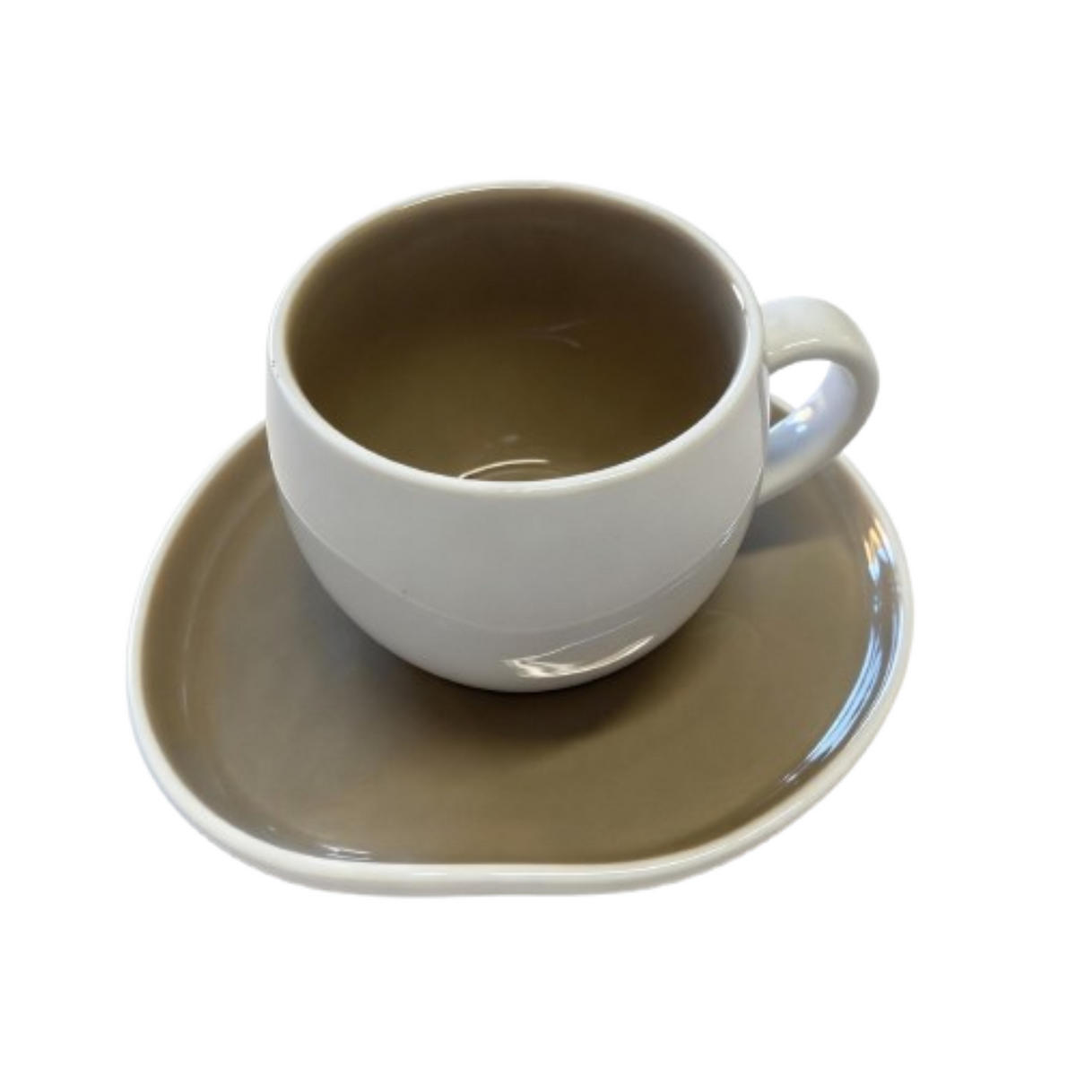 KAFFEETASSEN-SET LUMI beige 12 tlg. - Beige, Keramik (38/10/38cm) - Mulex