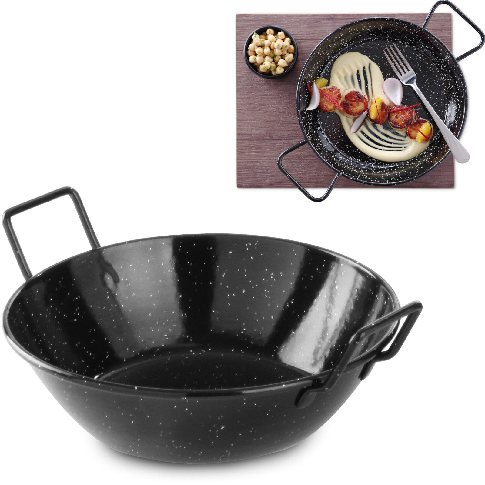 SCHÜSSEL 3441802 - Weiß, Keramik (10cm) - Hendi