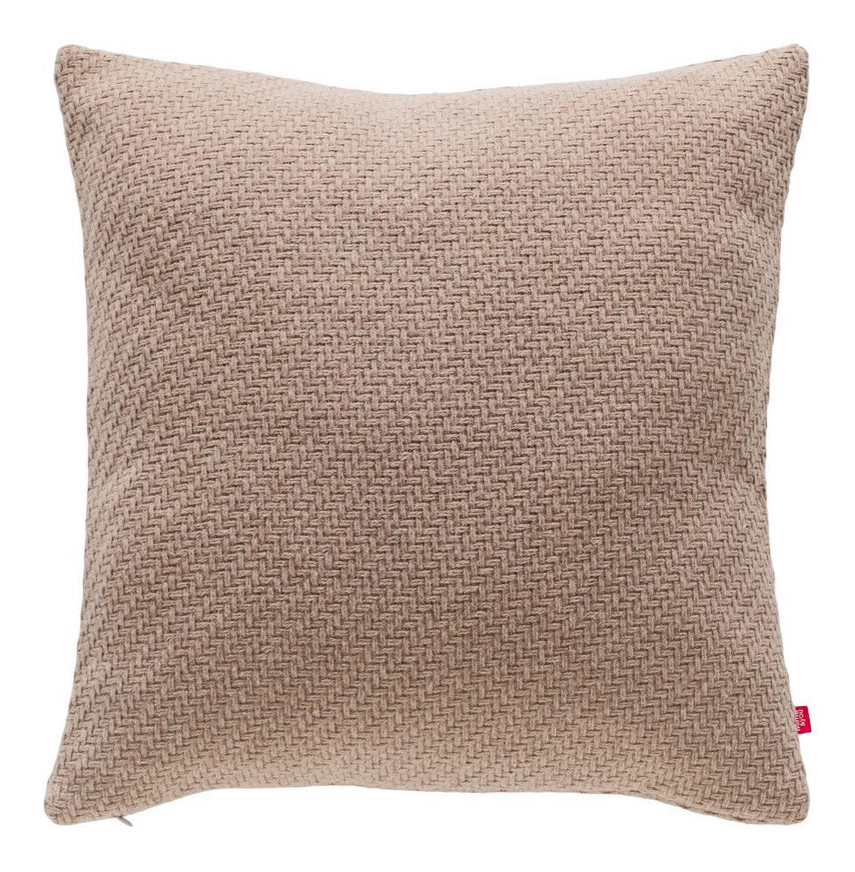 KISSENBEZÜGE MIT WOLLE Caminar - Hellbraun, Textil (45/45cm) - home&you