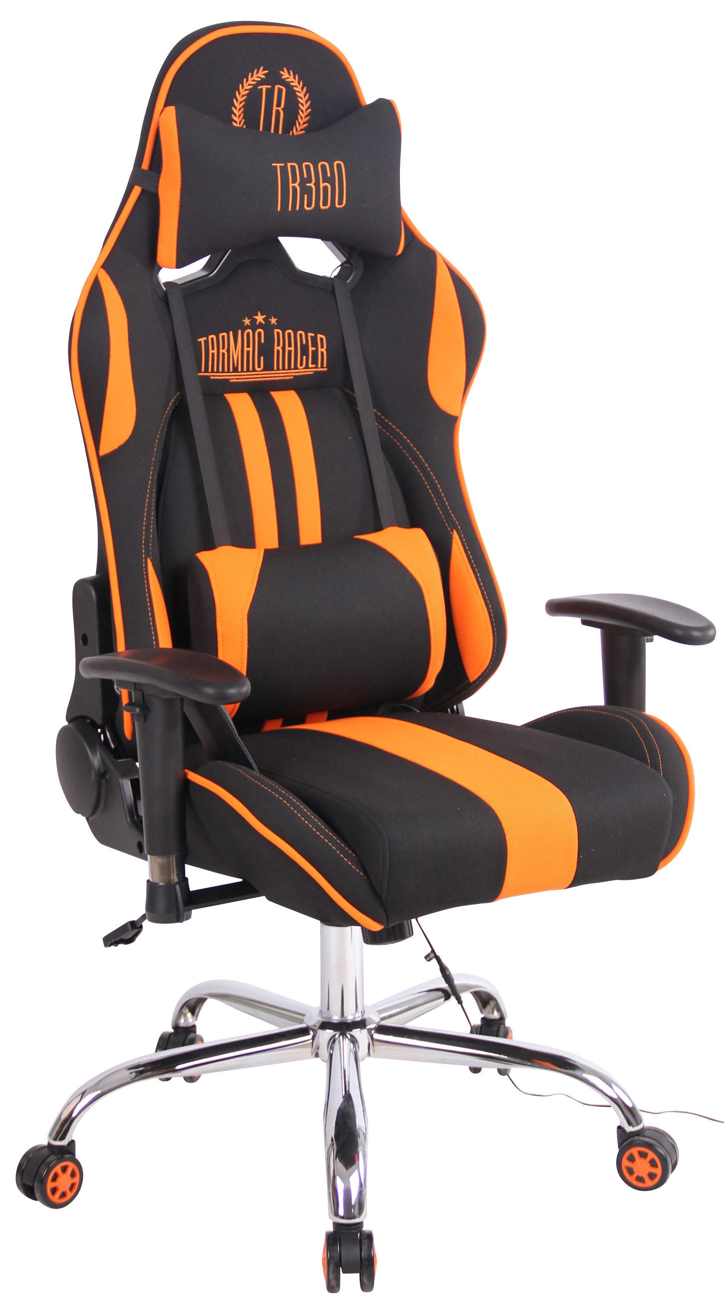 CLP Gamingstuhl Orange, Schwarz 67x128x51 cm