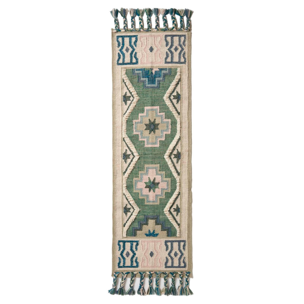 KELIM-TEPPICHLÄUFER Matala 66/200 cm - Multicolor, Textil (66/200cm) - Homescapes