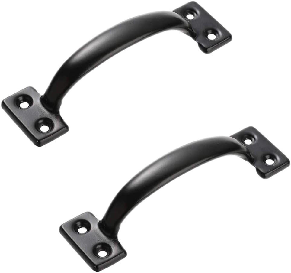 MÖBELGRIFF Vintage Schwarz 2er-Set Edelstahl - Multicolor, Metall (2.85/2.1/11.4cm)