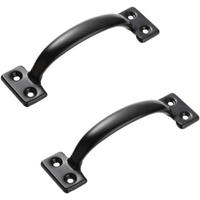 MÖBELGRIFF Vintage Schwarz 2er-Set Edelstahl - Multicolor, Metall (2.85/2.1/11.4cm)