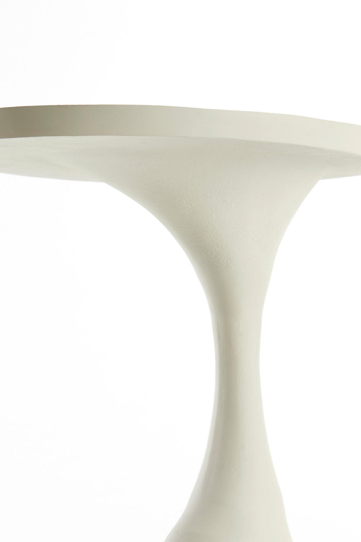 BEISTELLTISCH Macau Weiß 40/33/61 cm - Weiß, Metall (40/33/61cm) - Light & Living