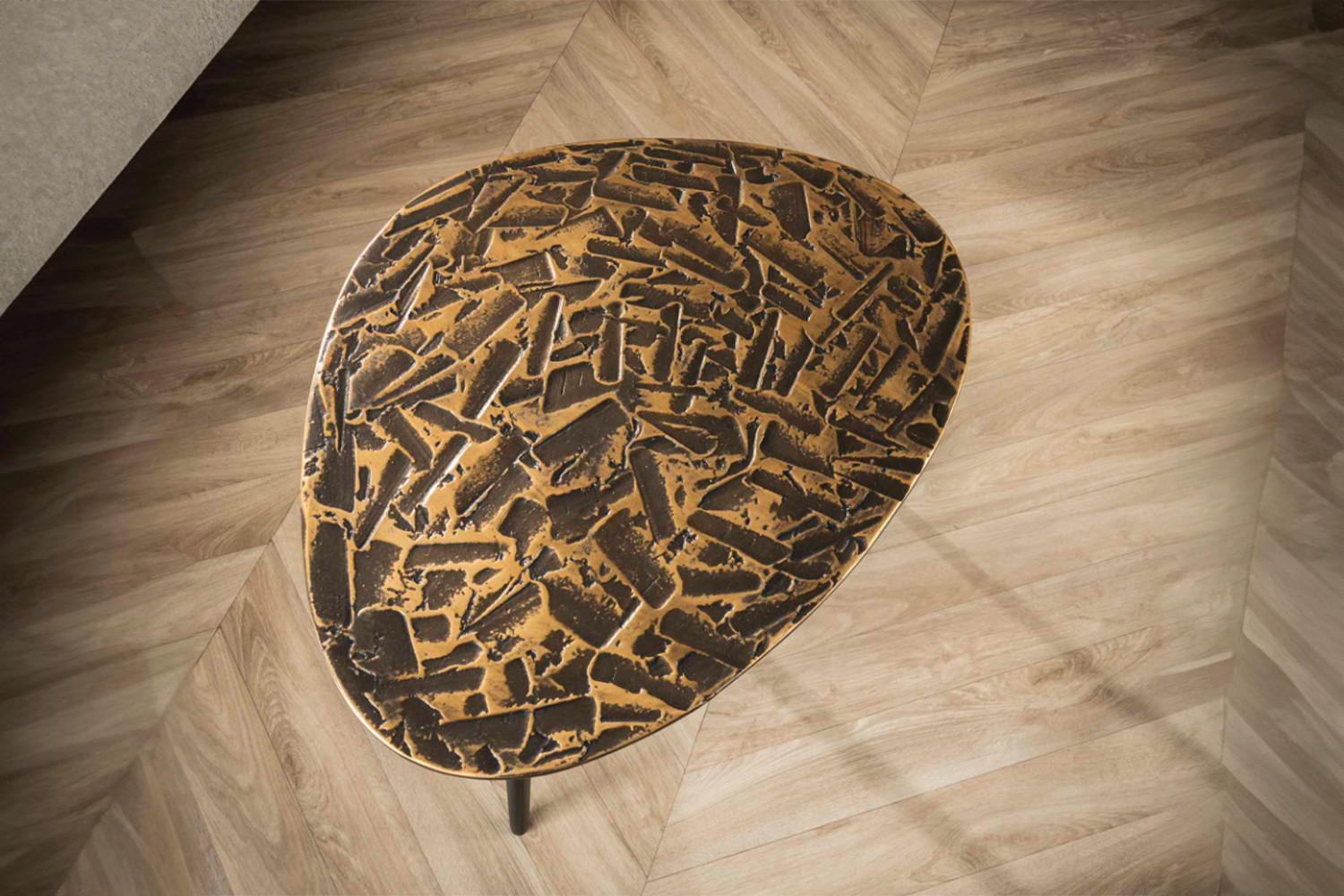 Thumbnail - Kawola Couchtisch-Set, Mehrfarbig, Metall, Dreieckig, 60x43x80 cm, Wohnzimmer, Wohnzimmertische, Couchtische