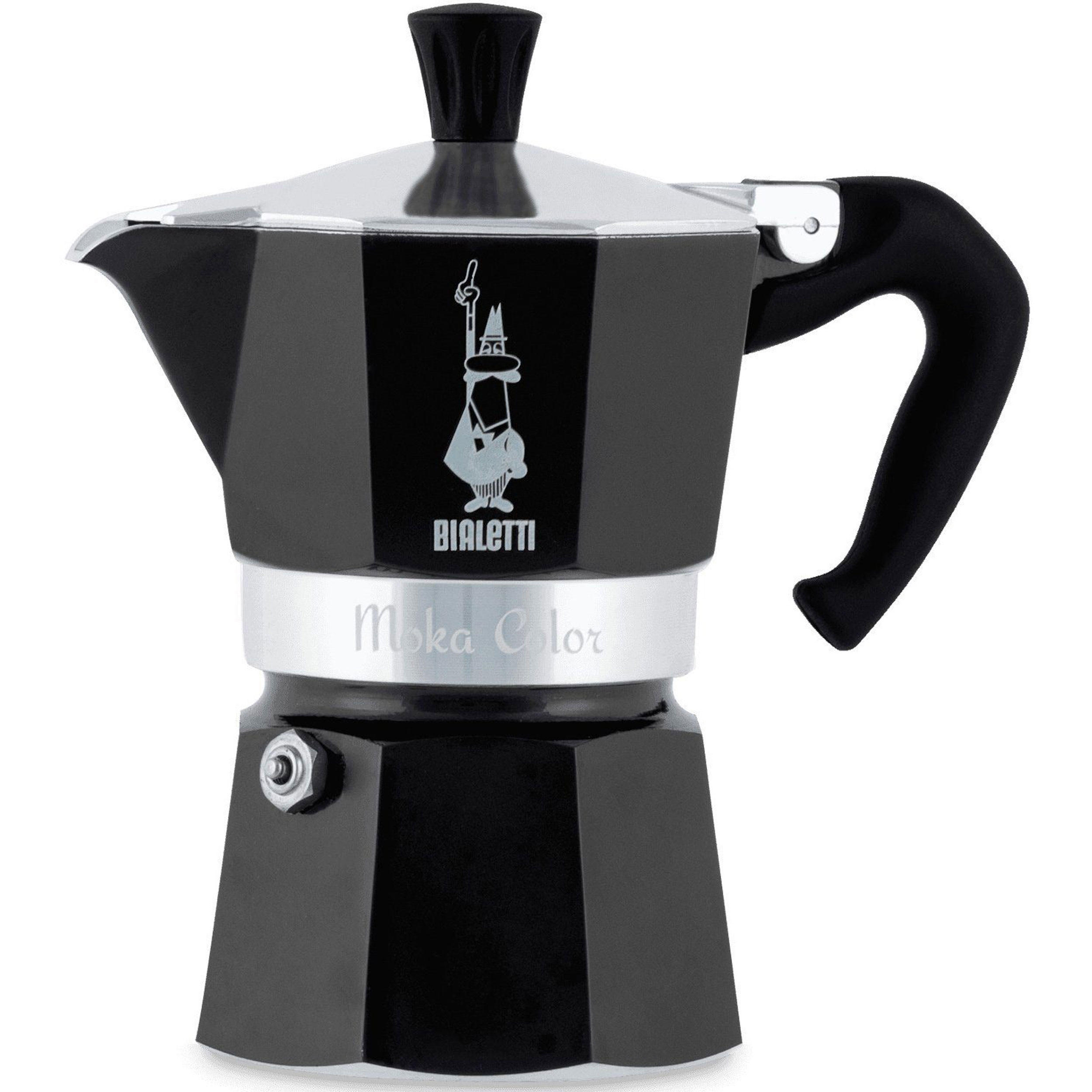 ESPRESSOKOCHER Moka Express Color für 6 Tassen, Aluminium, Rot, 270 ml - Rot, Metall (10/25/14cm) - Bialetti