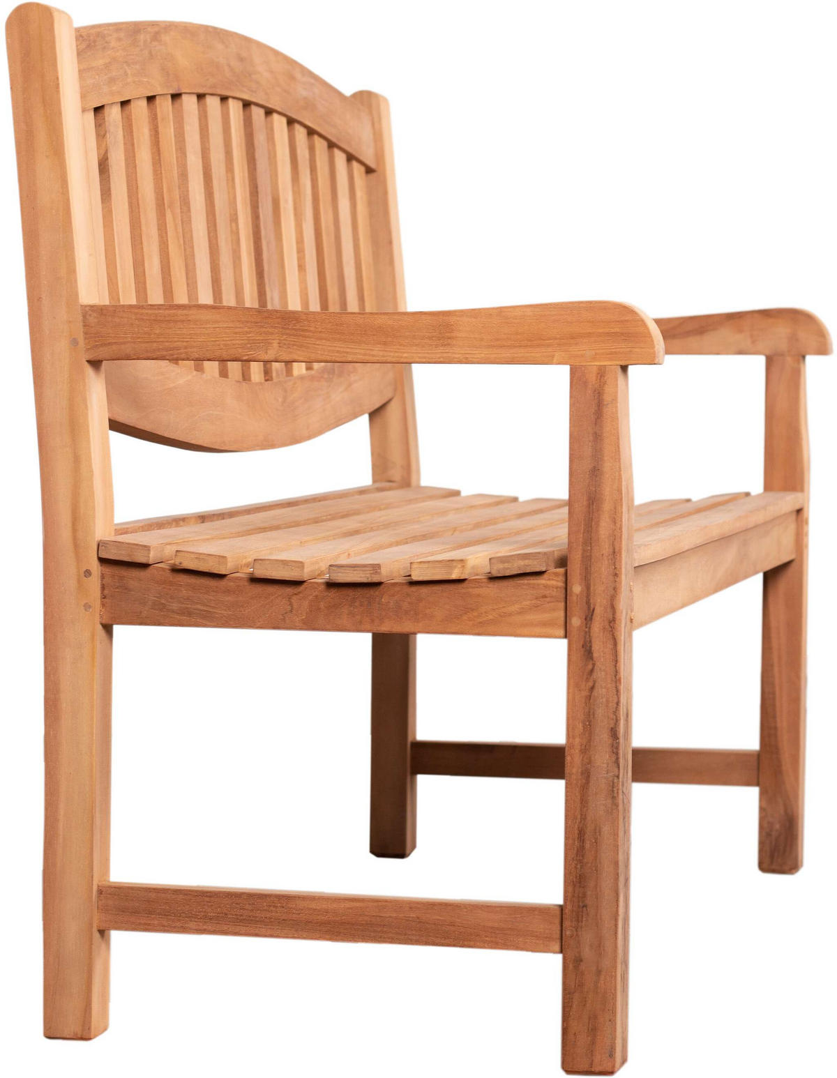 GARTENBANK Bradford - Naturfarben, Holz/Metall (120/94/54cm) - Mr. Deko