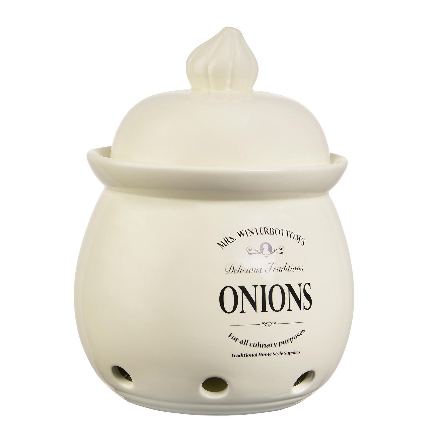 ZWIEBELTOPF Mrs. Winterbottom's - Beige, Keramik (20/27/20cm) - Butlers