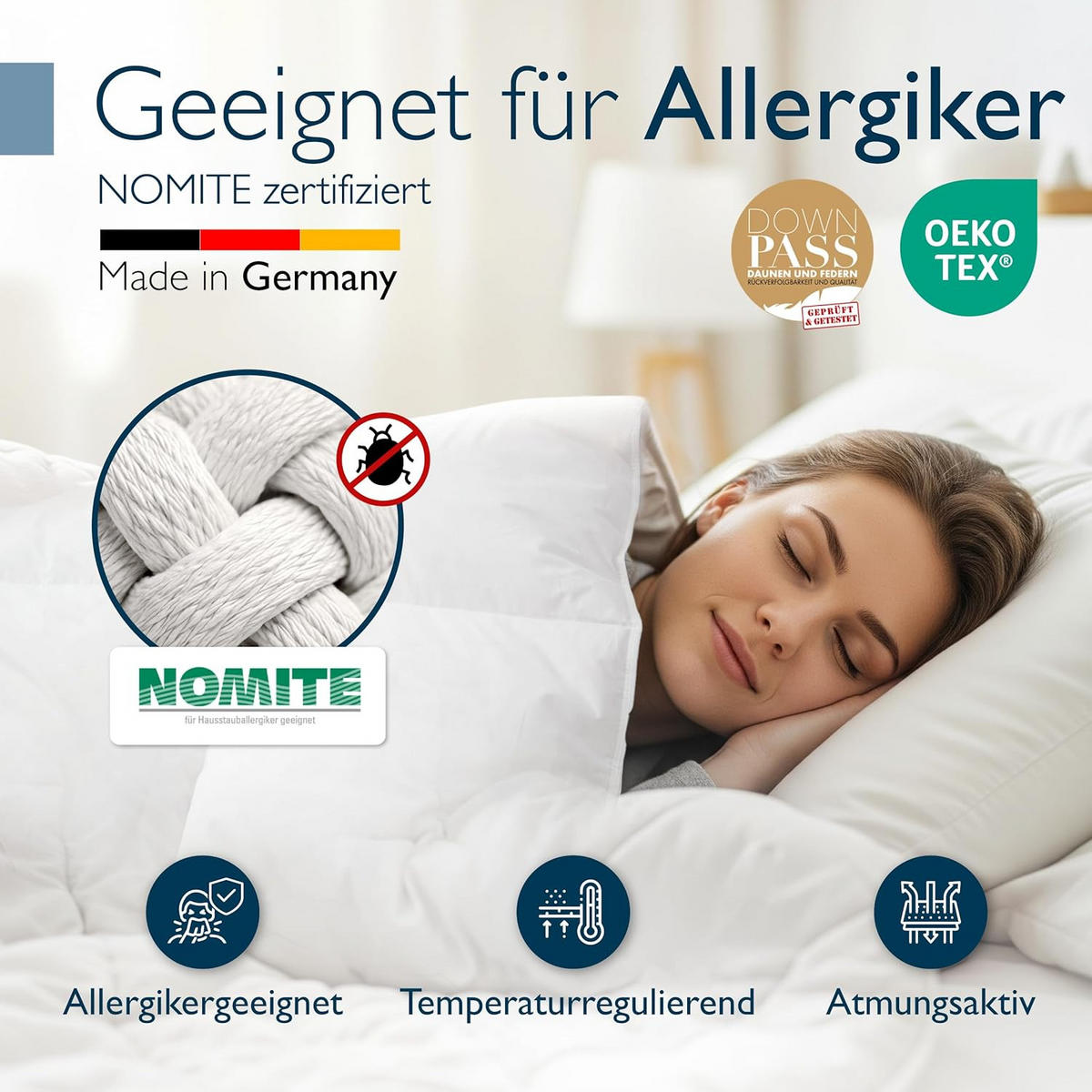 BETTDECKE BeauNuit WF 155x220cm Weiß - Weiß, Textil (155/220cm) - Beautissu 