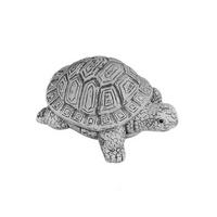 STEINFIGUR Schildkröte aus Steinguss frostfest wetterfest - Grau, Stein (12/8/19cm) - stoneandstyle