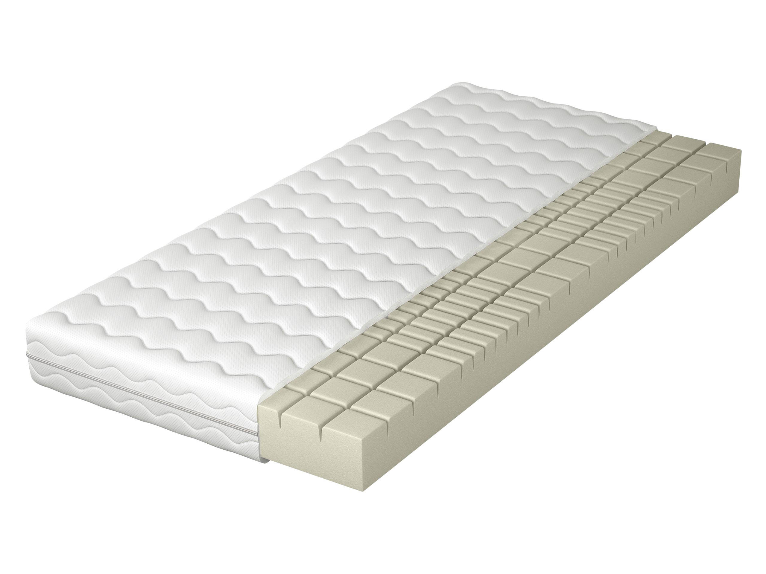 SCHAUMSTOFFMATRATZE Nemezis 15 cm - Weiß, Textil (120/200cm) - MIRJAN24