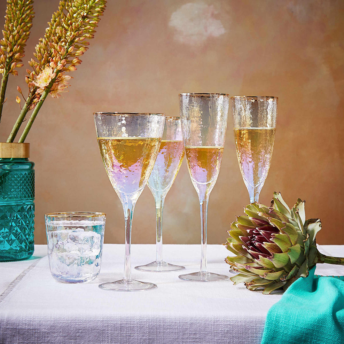 WEINGLAS (6er Set) Smeralda - Transparent, Glas (0.4L) - BUTLERS