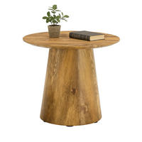 BEISTELLTISCH rund im Design, Sofatisch aus Holz - Eichefarben, Holzwerkstoff (50/50/48cm) - Meubles Cosy