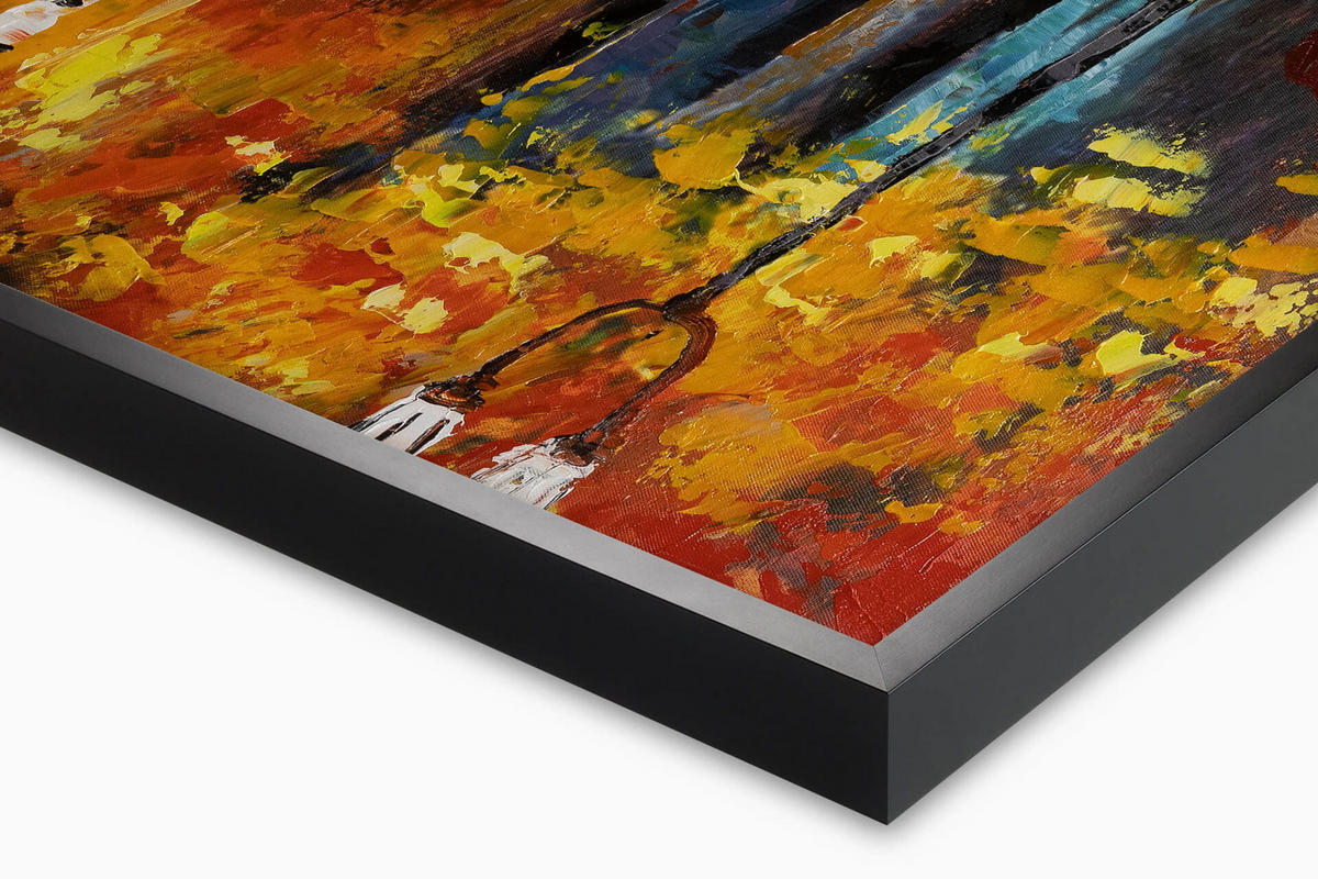 ACRYLBILD HANDGEMALT 120/60 cm - Multicolor/Schwarz, Holz/Textil (2/60cm) - KUNSTLOFT