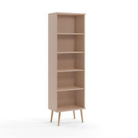 STANDREGAL Bücherregal Monilea MACCHIATO - Hellbraun, Holzwerkstoff (46/180/32cm) - Fedve