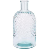 BLUMENVASE aus recyceltem Glas 12/12/23 cm - Transparent, Glas (23cm) - Home Styling Collection