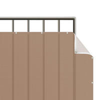 BALKON SICHTSCHUTZ Beige 650/75 cm - Beige, Kunststoff (650/75cm) - Bilderwelten