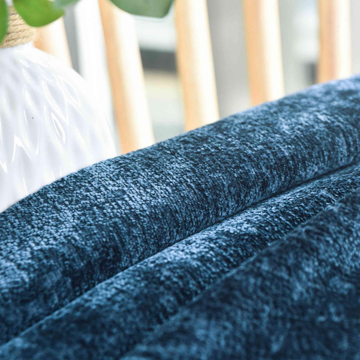 VORHANG 2ER SET »Nürnberg« HxB 245x135 cm Blau - Blau, Textil (135/245cm) - Gardinenbox